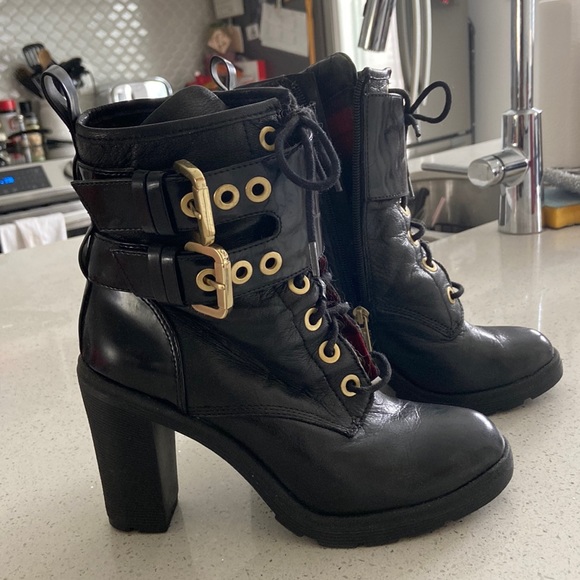 GUESS moto combat boots. Size 7.5 - Picture 1 of 10